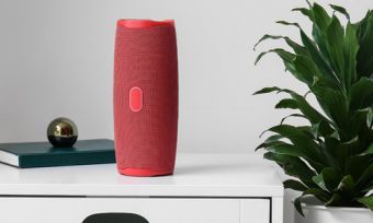 Portable speaker in home