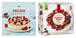 Woolworths & Coles pavlova bases (500g)