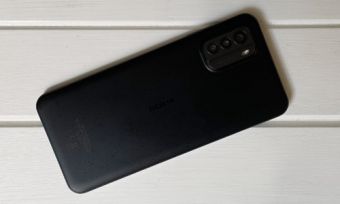 Nokia G60 5G phone in black