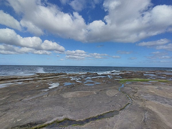 Outdoor photo of ocean taken on Nokia G60 5G phone