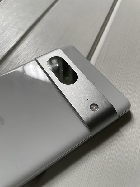 Closeup of Pixel 7 rear cameras