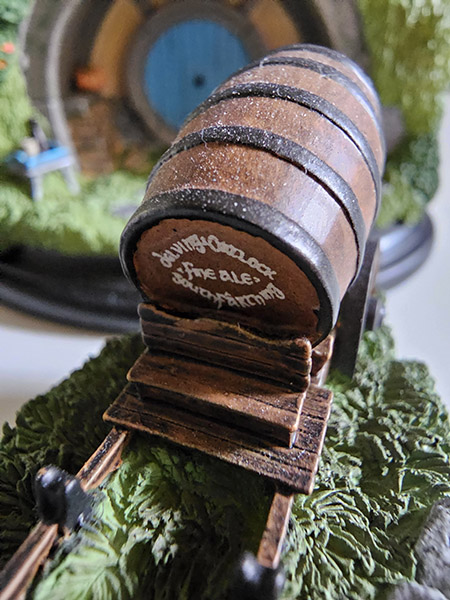 Closeup photo of Hobbit Hole figurine