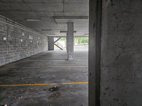 Photo of under cover carpark