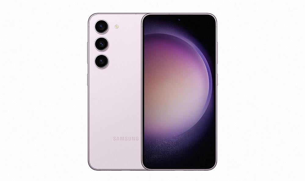 Samsung Galaxy S23 in lilac