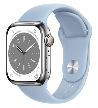 Apple Watch8 in blue