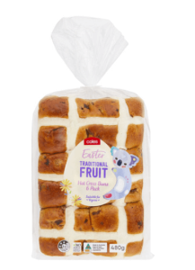 Coles Hot Cross Buns