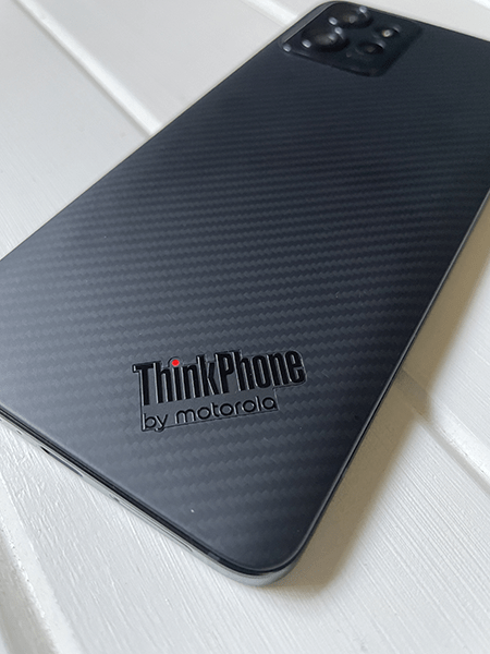 Closeup of Motorola ThinkPhone