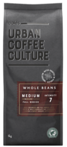 Coles Urban Coffee Culture Coffee Beans