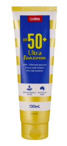 Coles Sunscreen