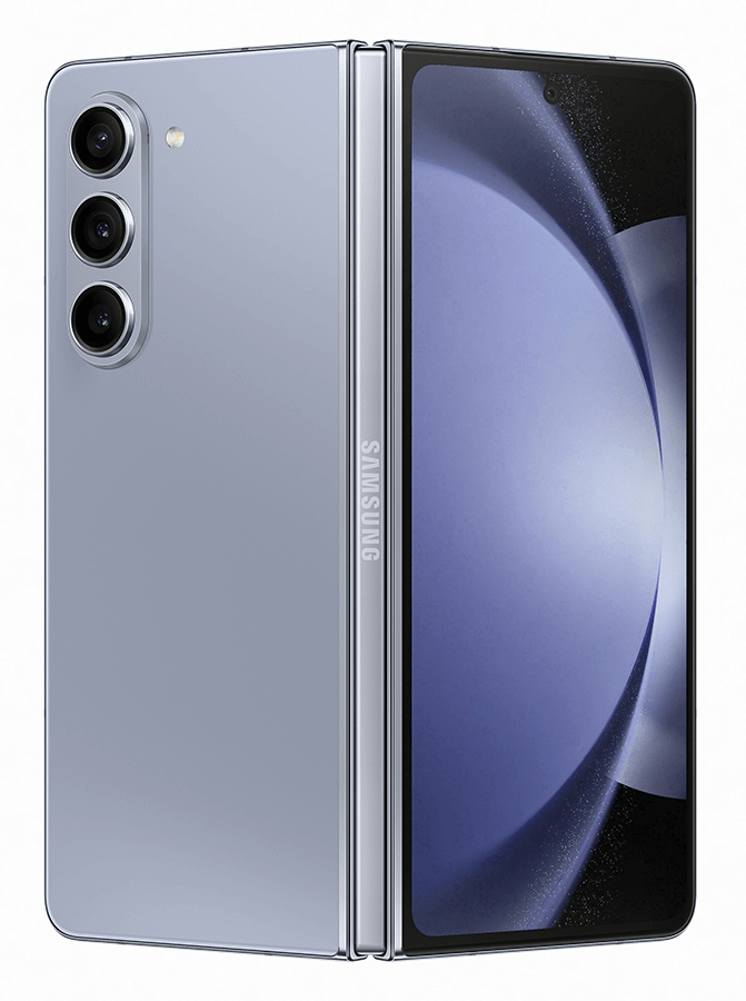 Samsung Galaxy Z Fold 5 in blue