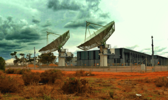 NBN satellite station at Bourke