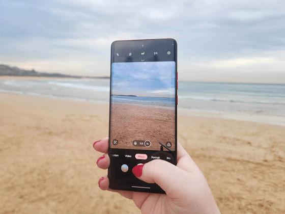 Camera app of Motorola Edge 40 phone