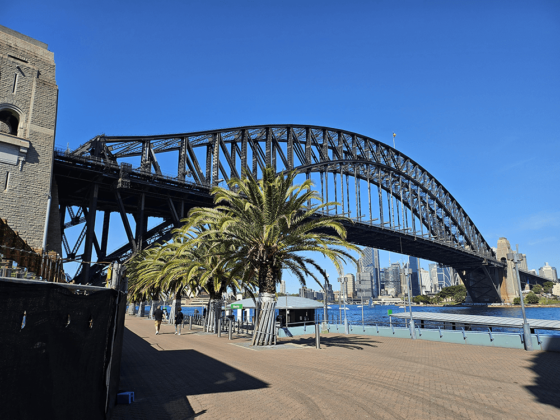 Sydney Harbour Bridge in daylight 