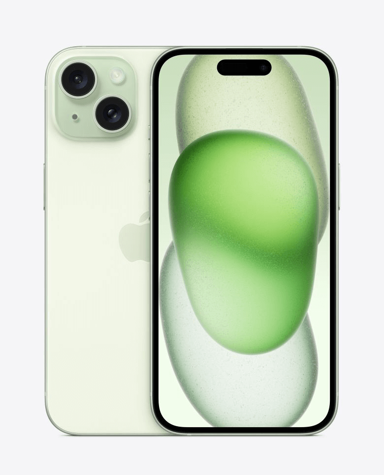 Green iPhone 15