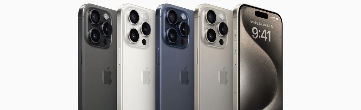 iPhone 15 Pro phones