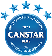 Canstar Blue MSC Logo Natural Gas Suppliers SA