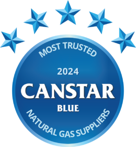 Canstar Blue Most Trusted Natural Gas Suppliers Logo 2024