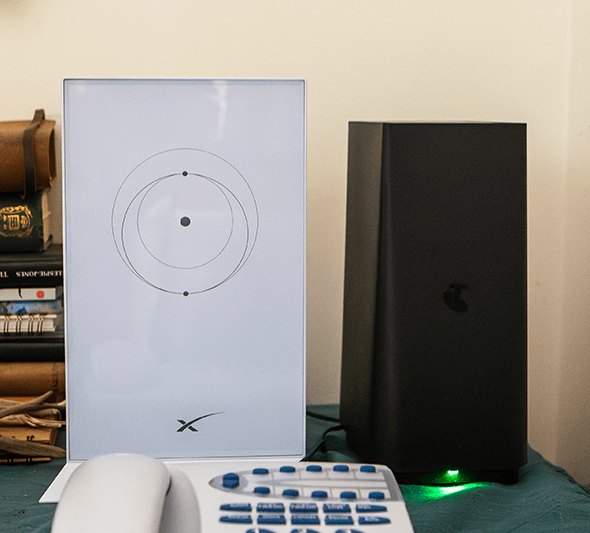 Telstra modem and Starlink router