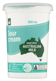 Woolworths Sour Cream