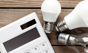 Light bulbs and calculator