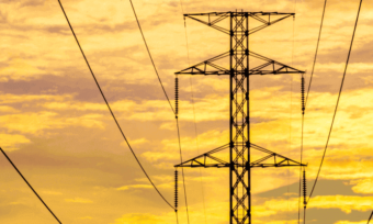High voltage power pole