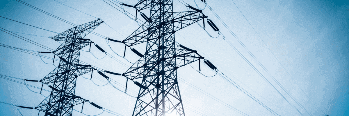 Electricity poles and wires