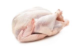 Raw turkey