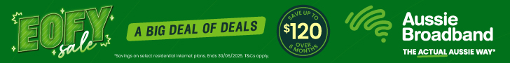 Aussie Broadband EOFY Sale banner