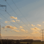 Electricity poles and wires