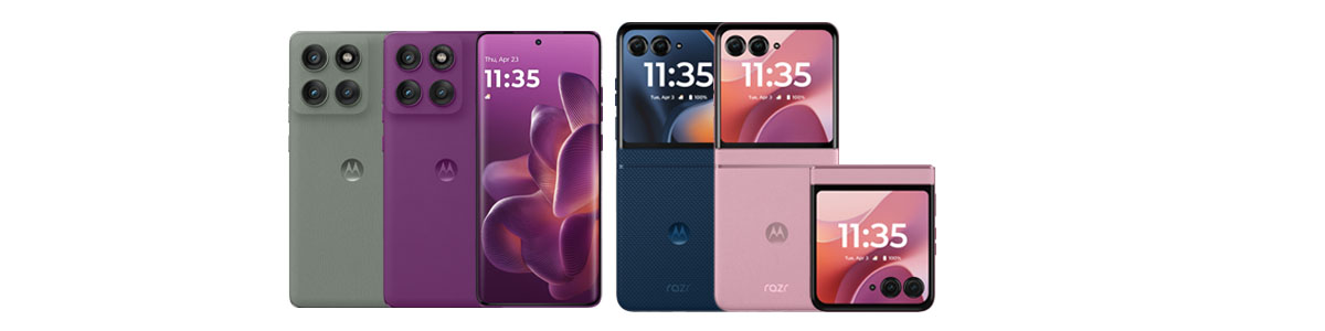 Motorola Razr 60 and Edge 60 Pro phones