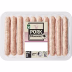 Woolworths pork sausages